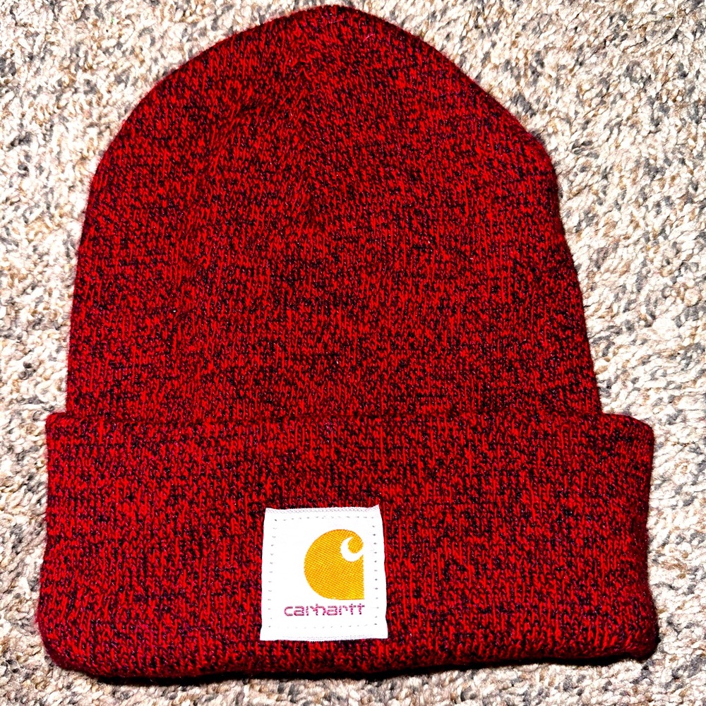 Carhartt Jobsite Toboggan OS (Heathered Red)